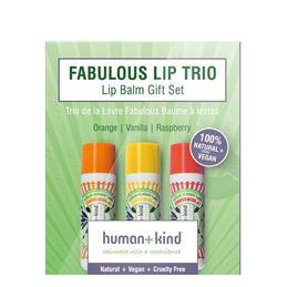 Human+Kind Lipbalm trio verpakking vegan 3 Stuks