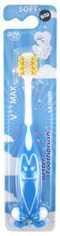 Bettertoothbrush tandenborstel kids happy face blauw 1 Stuks