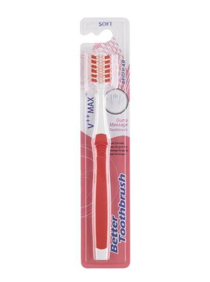 Bettertoothbrush Tandenborstel regular soft roze 1 Stuks