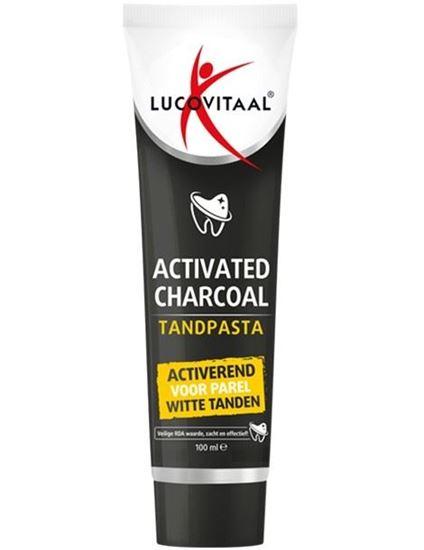 Lucovitaal Tandpasta active charcoal 100 Milliliter