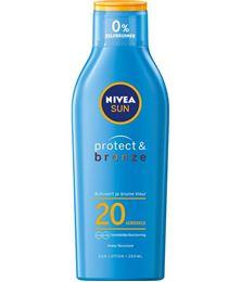 Nivea Sun protect & bronze zonnemelk SPF20 200 Milliliter