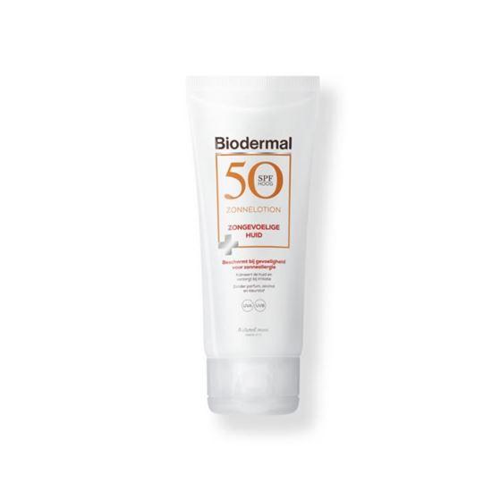 Biodermal Zonnelotion gevoelige huid SPF50 100 Milliliter