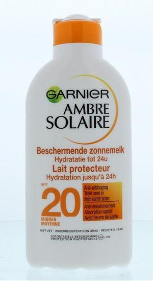 Garnier Ambre solaire zonnemelk spf20 200 Milliliter