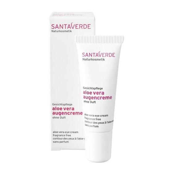 Santaverde Aloe vera eye cream parfumvrij 10 Milliliter