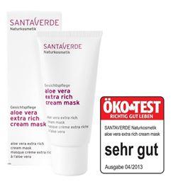 Santaverde Aloe vera cream mask extra rich bio 30 Milliliter