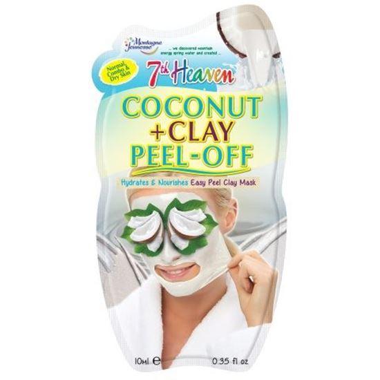 Montagne 7th Heaven face mask coconut & clay peel off 10 Milliliter