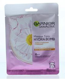 Garnier Skin active tissue mask kamille hydra bomb 32 Gram