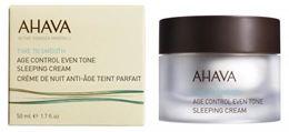 Ahava Age control even tone sleeping cream 50 Milliliter