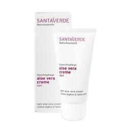 Santaverde Aloe vera dag/nachtcreme light bio 30 Milliliter