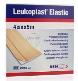 Leukoplast Elastic wondsnelverband 5m x 4 cm 1 Stuks