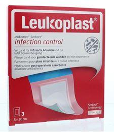 Leukoplast Leukomed sorbact 8 x 10 cm 1 Stuks