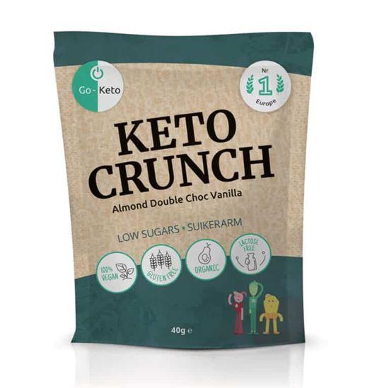 Go-Keto Crunch - almond vanilla sea salt bio 10 Zakjes