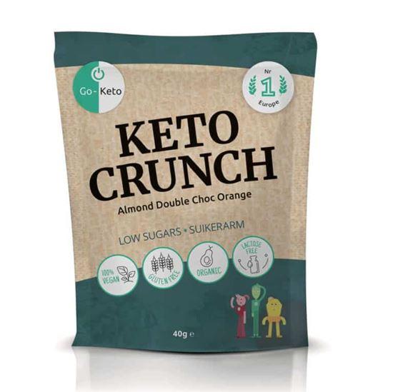 Go-Keto Crunch - almond orange bio 10 Zakjes