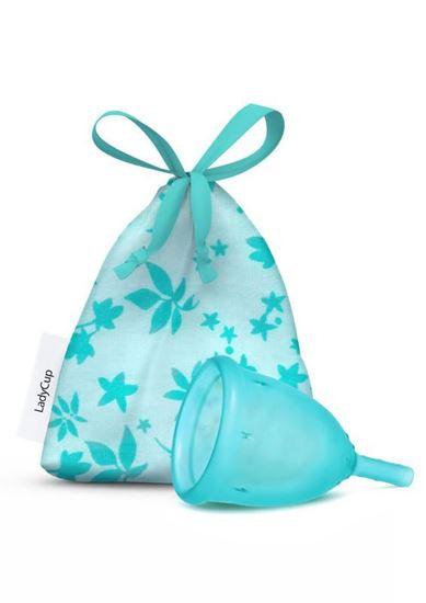 Ladycup Menstruatie cup moonstone blue maat S 1 Stuks