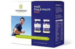 Vitakruid Multi dag & nacht man 2 X 30 stuks 30 Tabletten