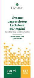 Livsane Laxeersiroop lactulose 300 Milliliter