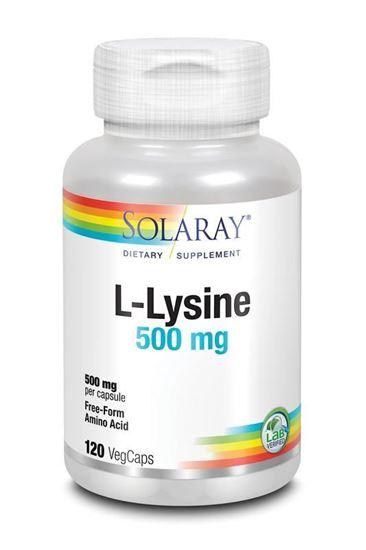 Solaray L-Lysine 500 mg 120 Vegetarische capsules