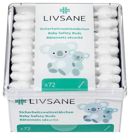 Livsane Wattenstaafjes baby 72 Stuks