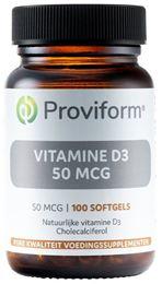 Proviform Vitamine D3 50mcg 100 Softgels