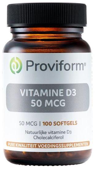 Proviform Vitamine D3 50mcg 100 Softgels