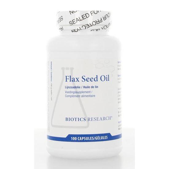 Biotics Lijnzaad/flax seed oil 100 Softgels