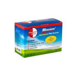 Mission 3-IN-1 Cholesterolmeter 3-in-1 (25 strips&25 capillairen) 1 Set