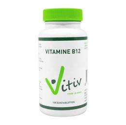 Vitiv Vitamine B 12 methycobalamine 100 Zuigtabletten