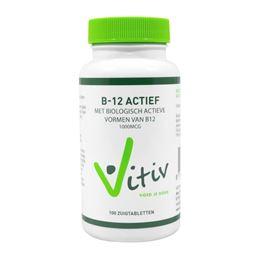 Vitiv Vitamine B12 actief 100 Zuigtabletten