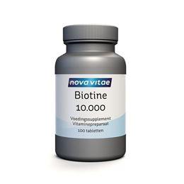 Nova Vitae Biotine 10000mcg 100 Tabletten