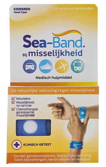 Sea Band Polsband kinderen blauw 1 Paar