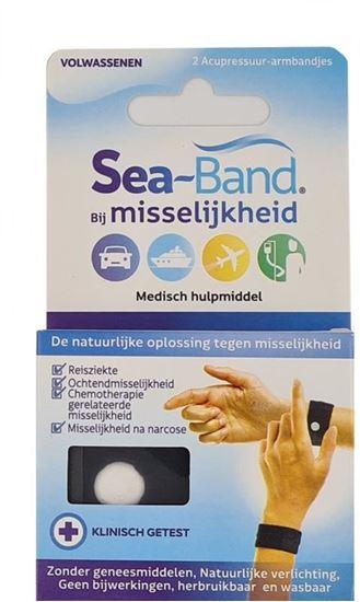 Sea Band Polsband volwassenen zwart 1 Paar