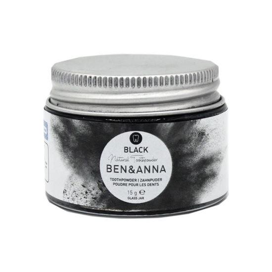 Ben & Anna Tandpoeder zwart active charcoal 20 Gram