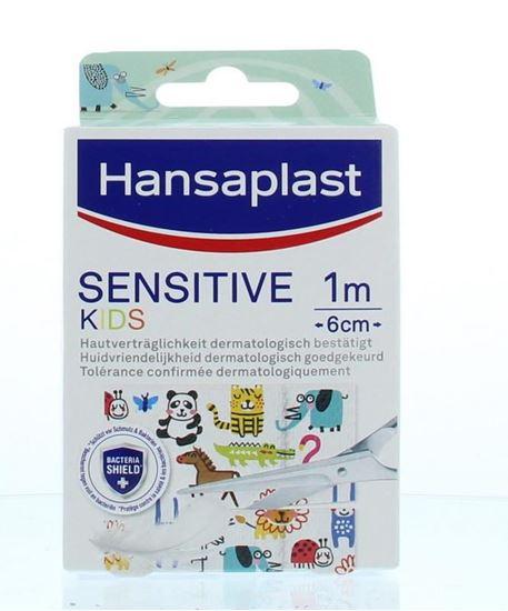 Hansaplast Sensitive kids 1m x 6cm 1 Stuks