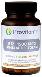 Proviform Vitamine B12 1500mcg combi actief folaat 120 Zuigtabletten