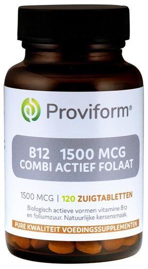 Proviform Vitamine B12 1500mcg combi actief folaat 120 Zuigtabletten