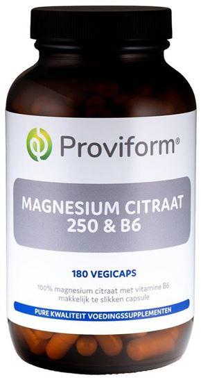 Proviform Magnesium citraat 250 & B6 180 Vegetarische capsules