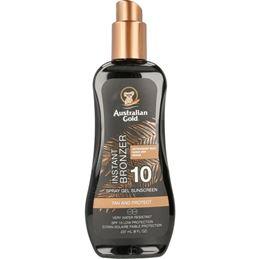 Australian Gold Spray gel met bronzer SPF10 237 Milliliter