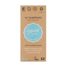 Ginger Organic Tampon super met applicator 14 Stuks