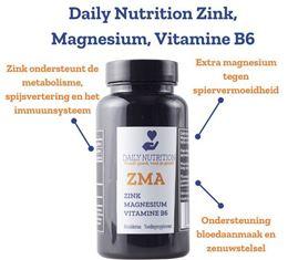 Daily Nutrition Zink magnesium vitamine B6 60 Capsules