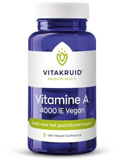 Vitakruid Vitamine A 4000 IE vegan 100 Vegetarische capsules