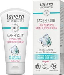 Lavera Basis sensitiv regenerat moisturising cream EN-IT 50 Milliliter