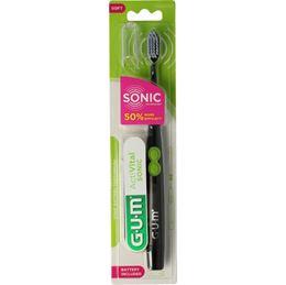 GUM Sonic tandenborstel zwart 1 Stuks