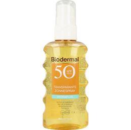 Biodermal Hydra plus transparante zonnespray SPF50 175 Milliliter