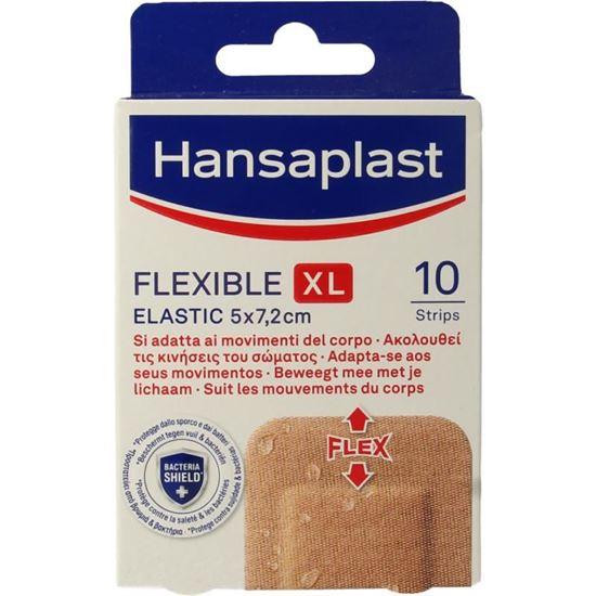 Hansaplast Flexible XL 5 x 7.2cm 10 Stuks