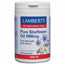 Lamberts Borageolie starflower 1000mg 90 Vegetarische capsules