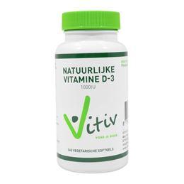 Vitiv Vitamine D3 1000IU 25mcg vega 120 Vegetarische capsules