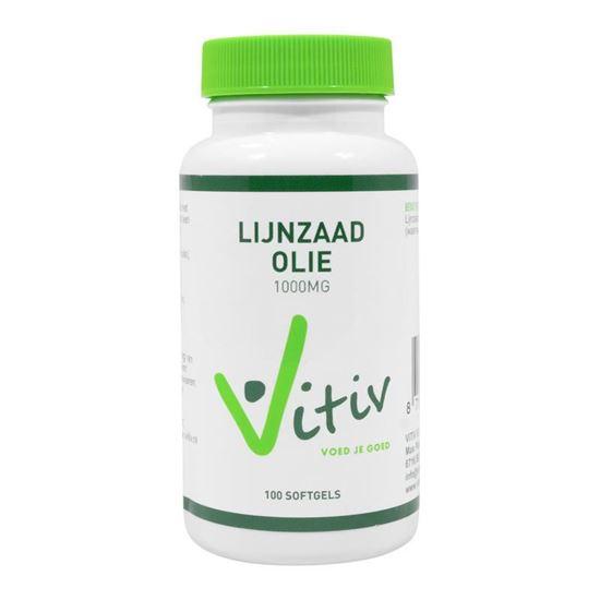 Vitiv Lijnzaadolie 1000mg 100 Softgels