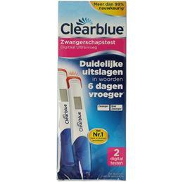 Clearblue Digital 6D ultra early 2 Stuks