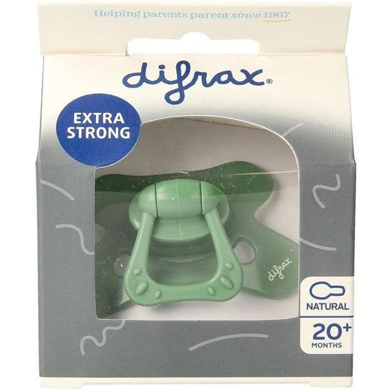 Difrax Fopspeen natural 20+ olive 1 Stuks