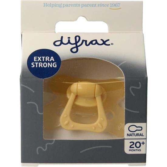 Difrax Fopspeen natural 20+ peach 1 Stuks